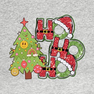 HO HO HO SHIRT, , Christmas shirt, Merry Christmas, Christmas 2023 , Groovy Christmas Tree T-Shirt